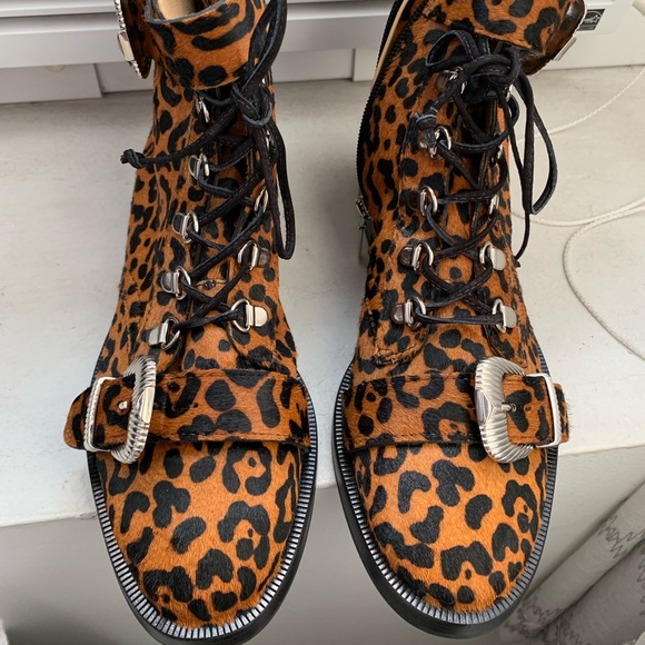 SCHUTZ leopard boots NEVER WORN - Picture 2 of 3